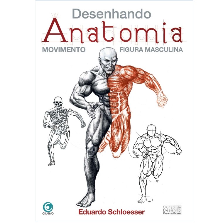 Desenhando Anatomia - Movimento Figura Masculina - Eduardo Schloesser Imagem 1