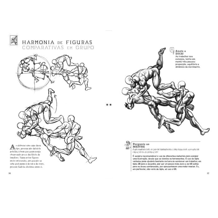 Desenhando Anatomia - Movimento Figura Masculina - Eduardo Schloesser Imagem 3